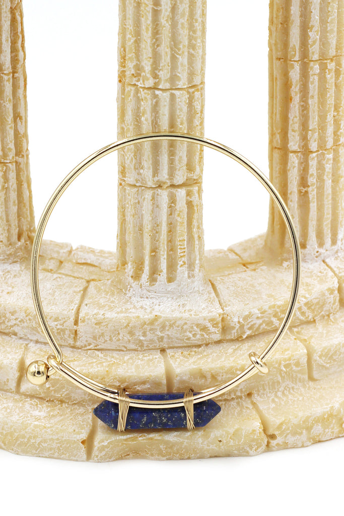 fashion prism golden bracelet earrings set