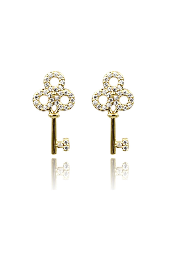 Four Leaf Clover Crystal Key Set