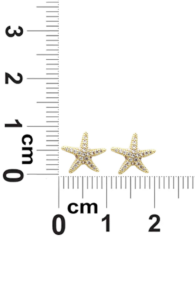 fashion star crystal earrings