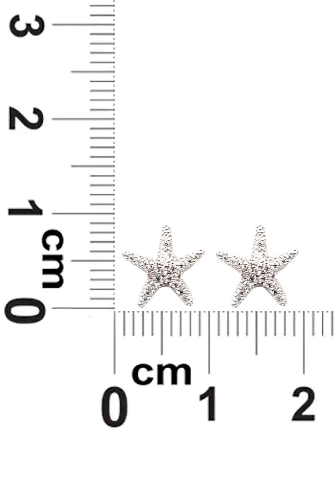 Star Moon Crystal Necklace and Earring Set
