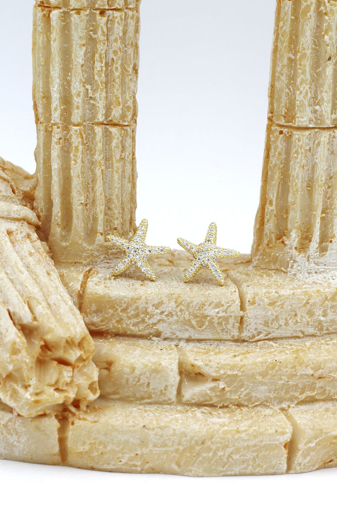 Star Crystal Necklace and Earrings Set