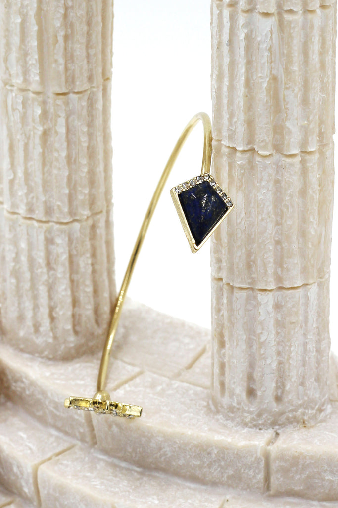 fashion inlaid crystal golden bracelet