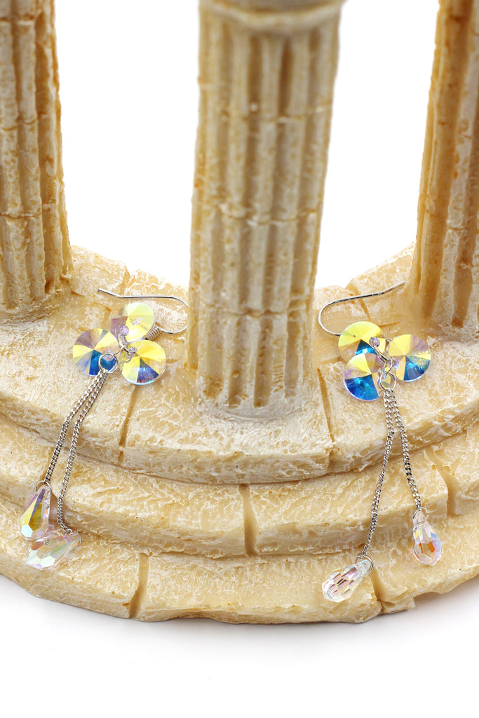 long fringed fashion earrings