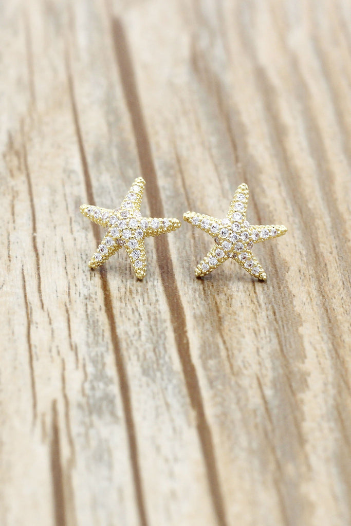 Star Crystal Necklace and Earrings Set