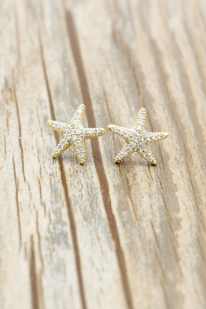 fashion star crystal earrings