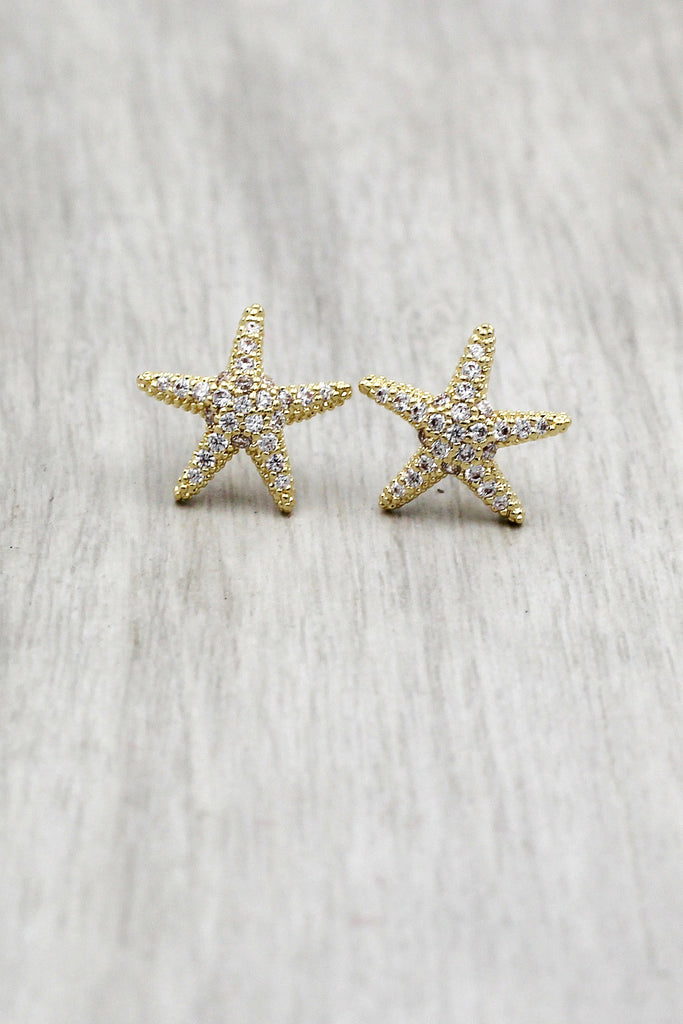 fashion star crystal earrings