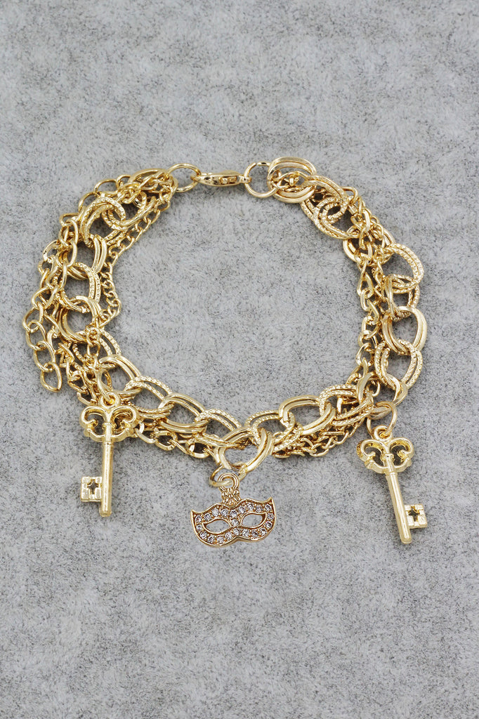 fashion mask key bracelet