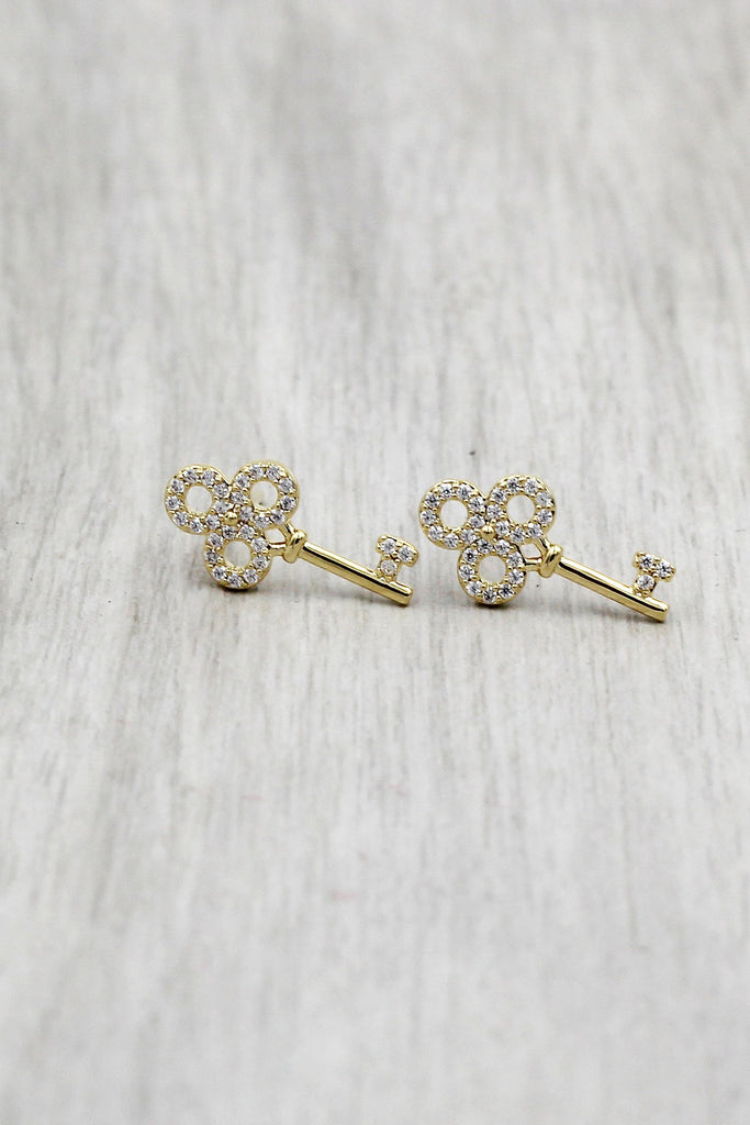 Four Leaf Clover Crystal Key Set