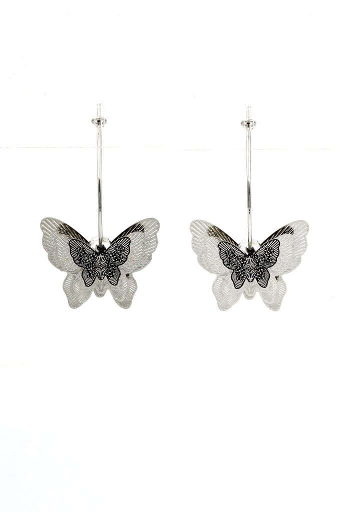 elegant butterfly earrings