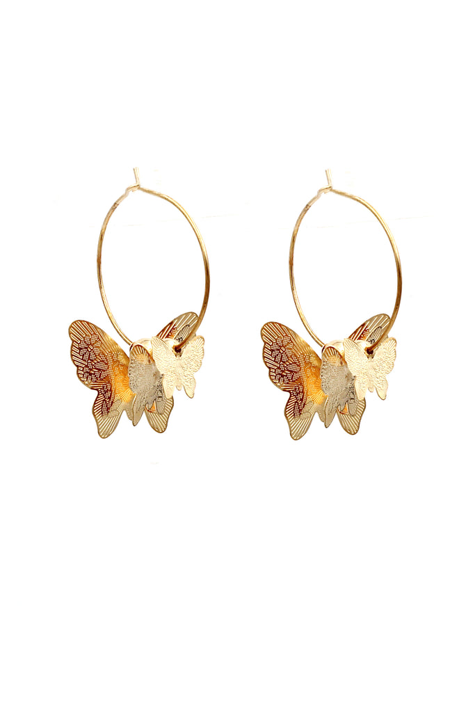 elegant butterfly earrings