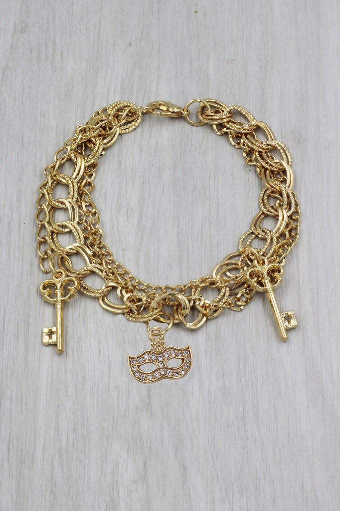 fashion mask key bracelet