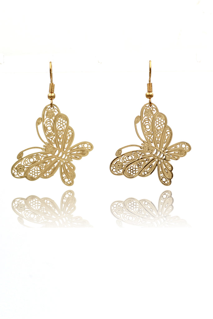 fashion big butterfly earrings