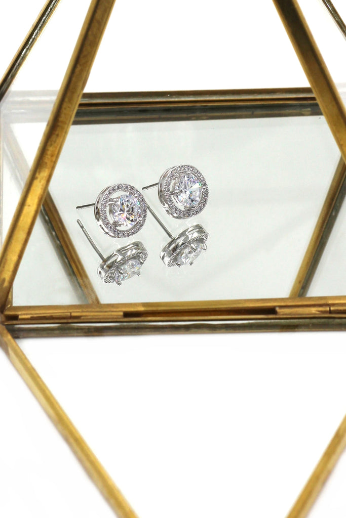 fashion wild crystal earrings necklace set