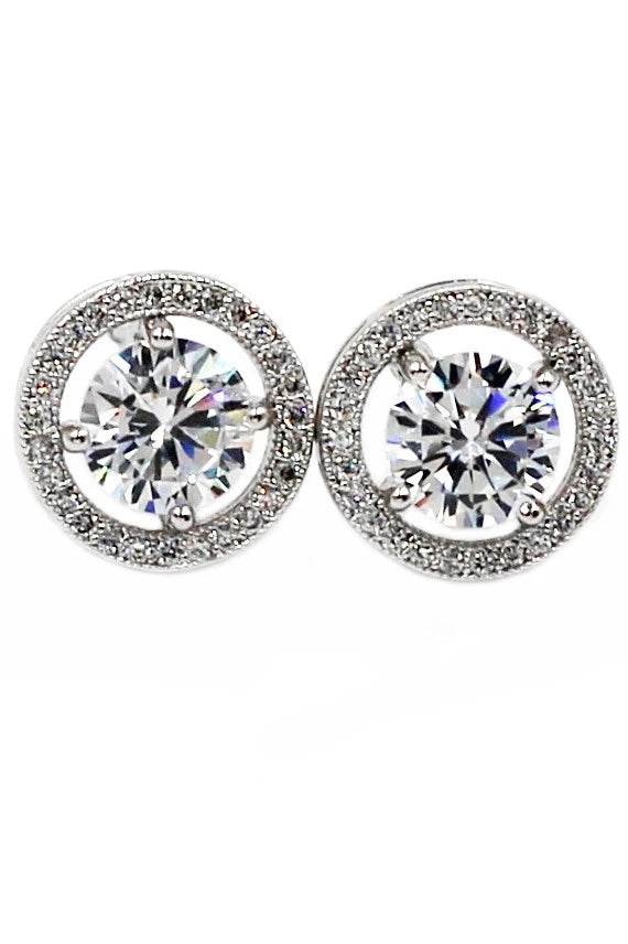 fashion wild silver crystal set