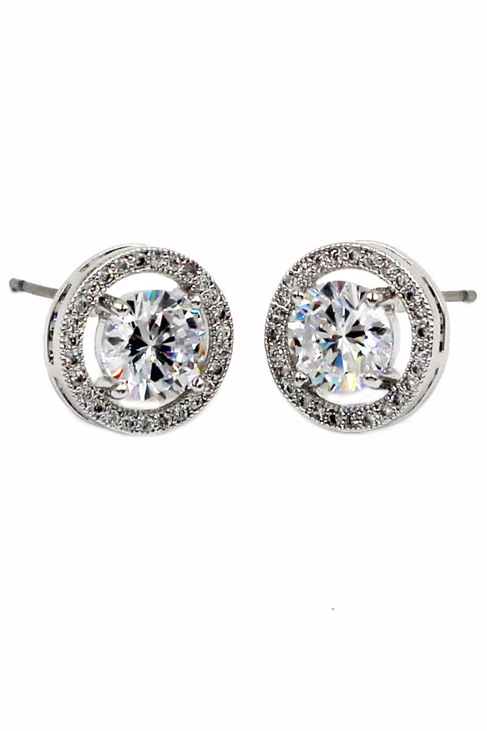 fashion wild silver crystal set