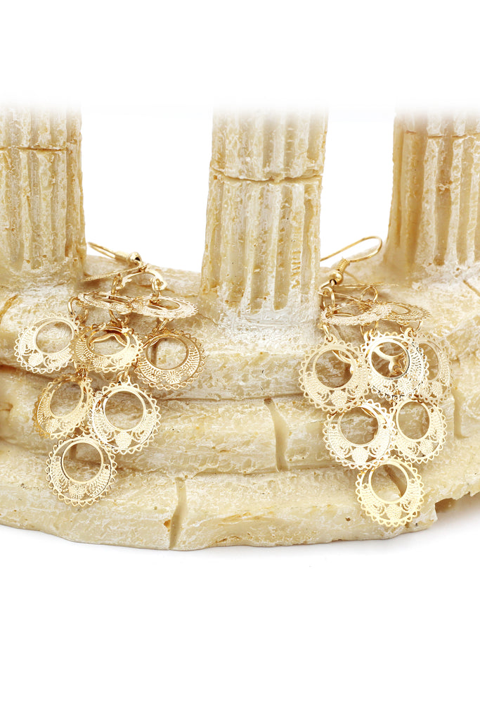 long round cutout earrings