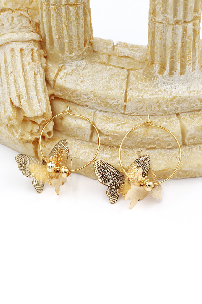 elegant butterfly earrings