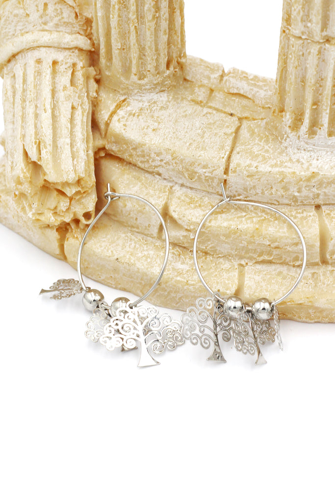 fashion small tree earrings