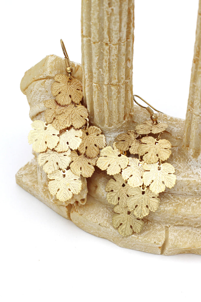 long small maple earrings