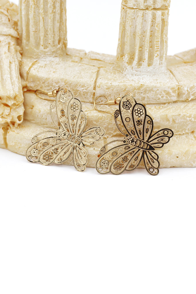 fashion big butterfly earrings