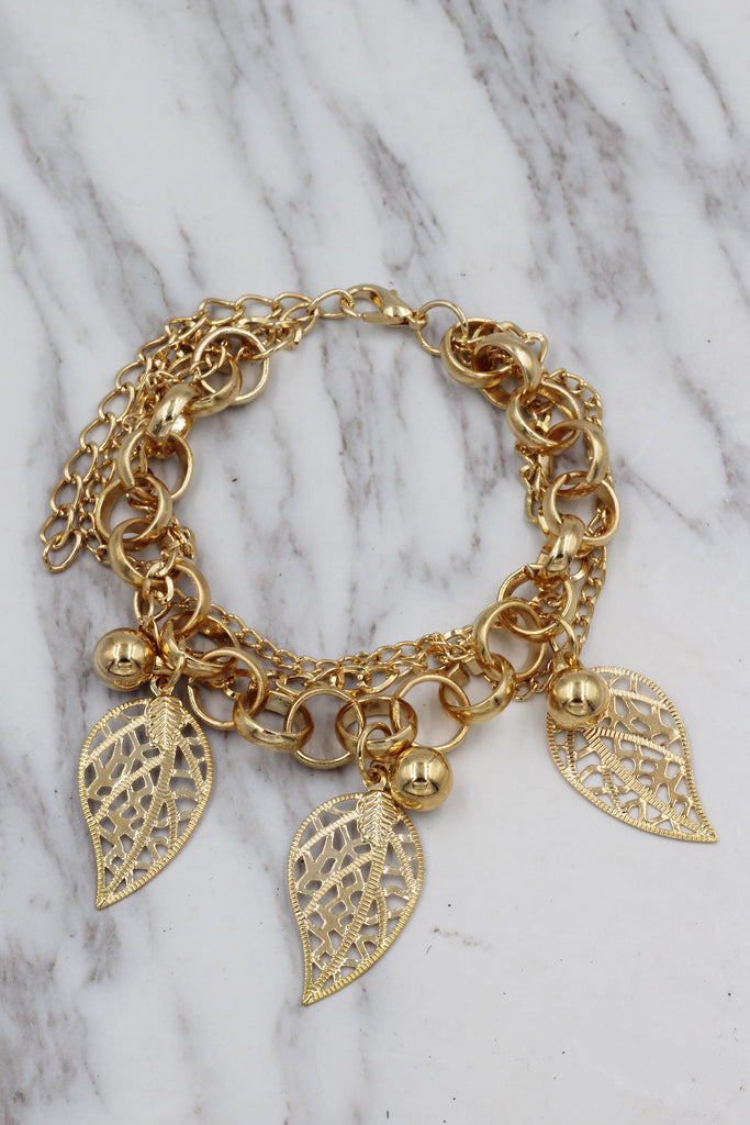 Fashion maple leaf bracelet