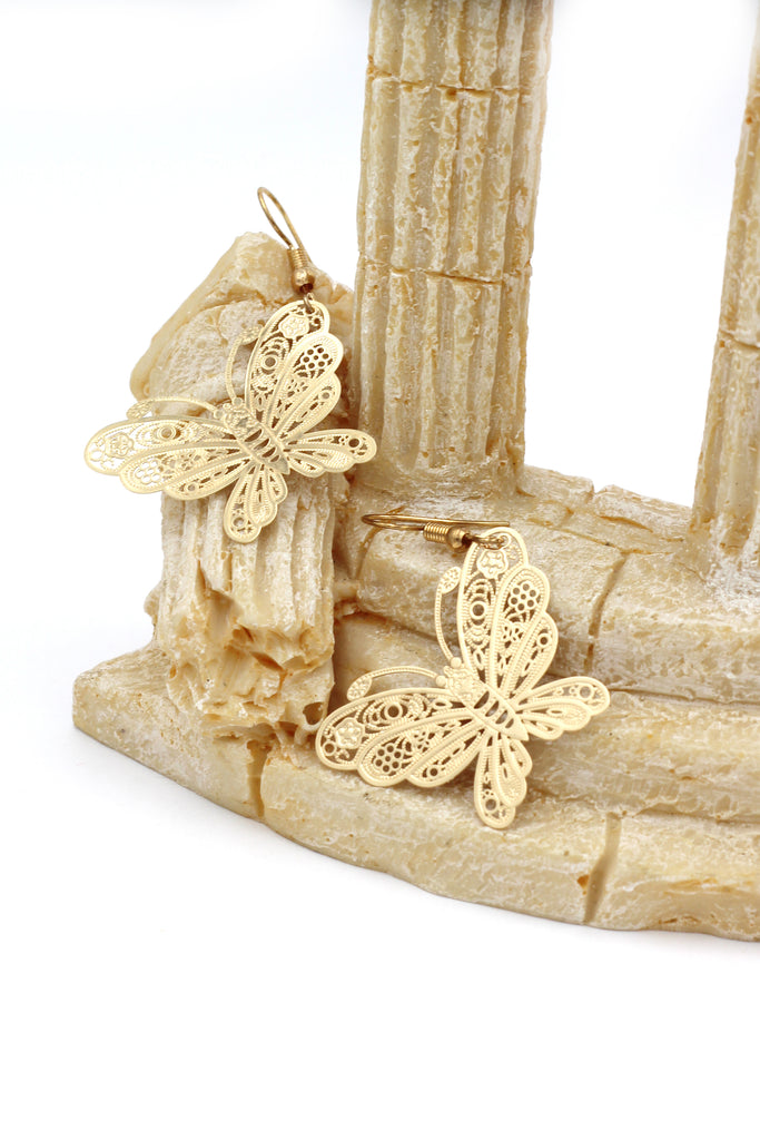 fashion big butterfly earrings