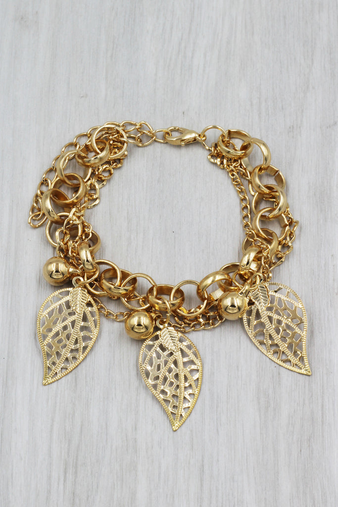 Fashion maple leaf bracelet