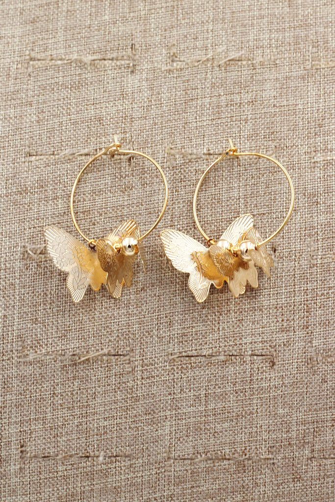 elegant butterfly earrings