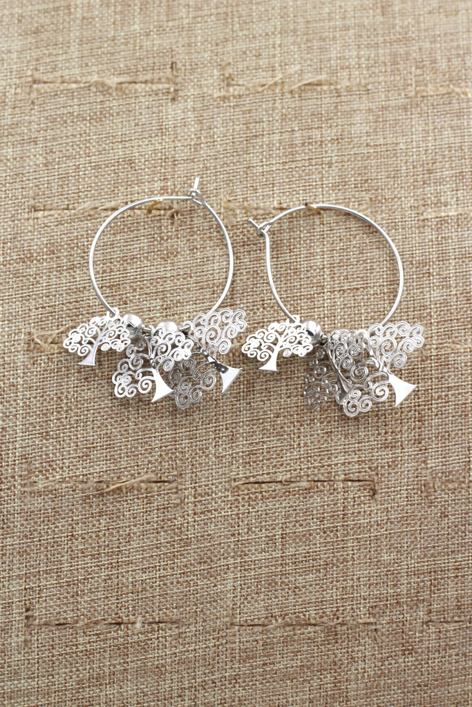 fashion small tree earrings