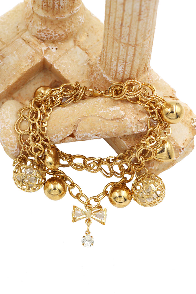 fashion bow pendant bracelet