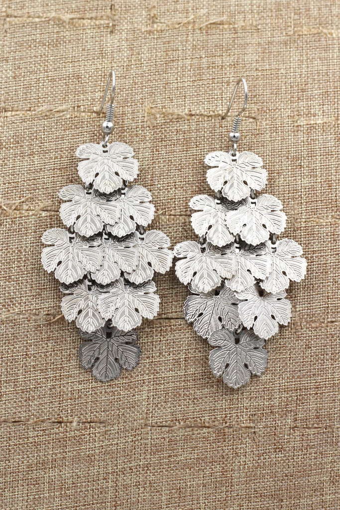 long small maple earrings