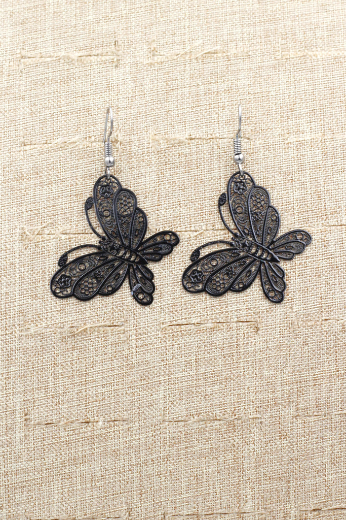fashion big butterfly earrings
