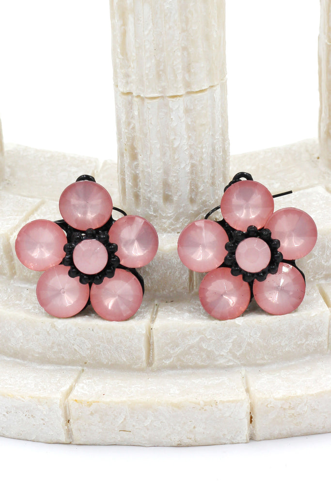 colorful crystal flowers necklace sets