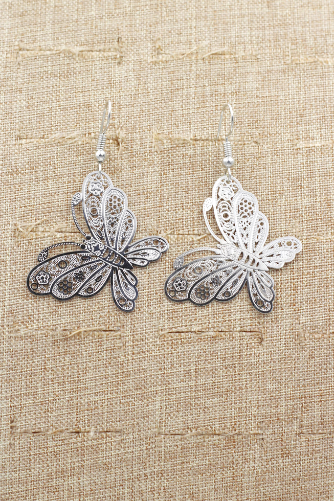 fashion big butterfly earrings