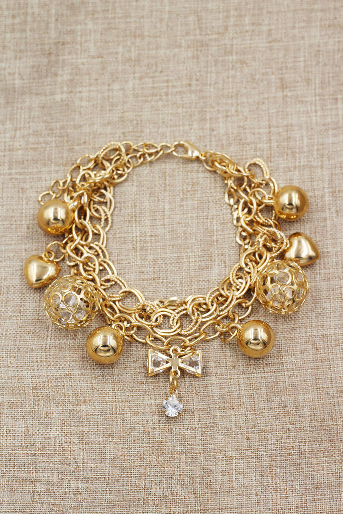 fashion bow pendant bracelet