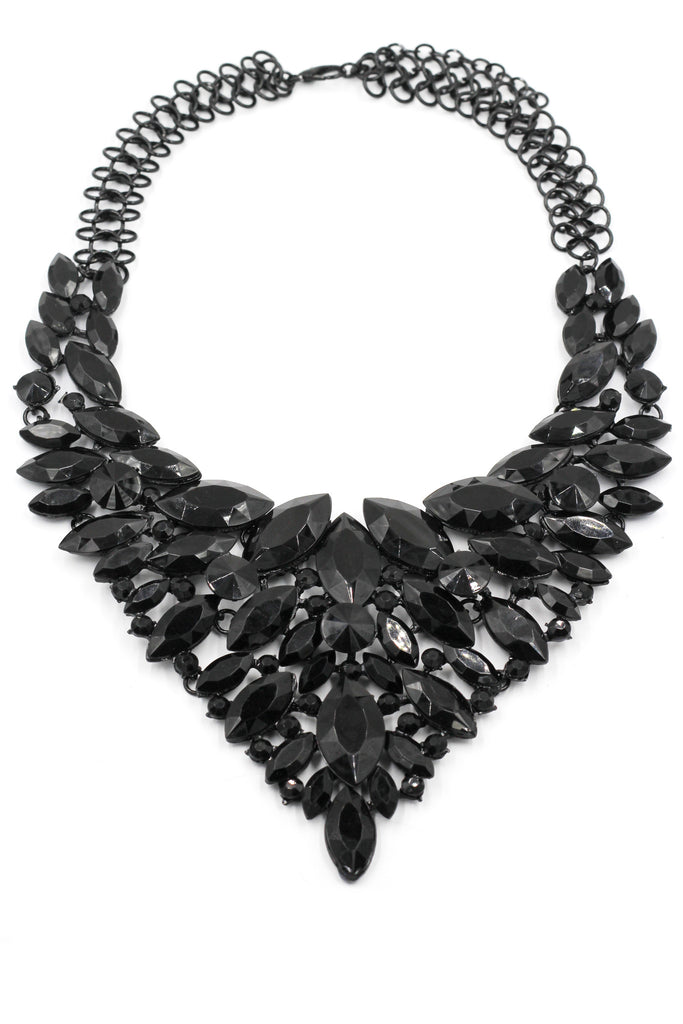 fashion colorful crystal necklace