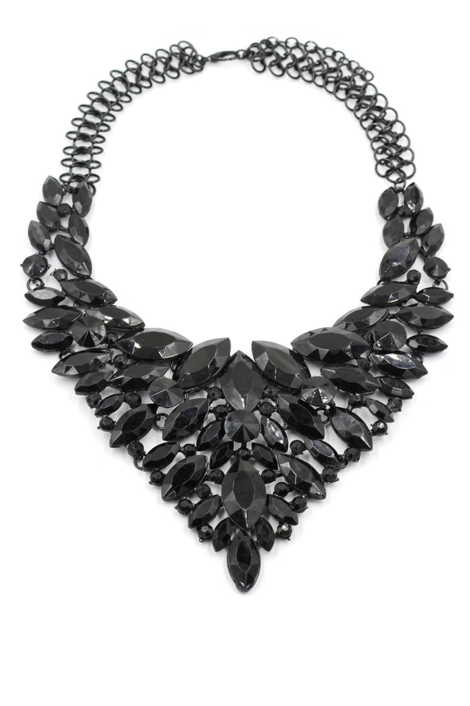 fashion colorful crystal necklace