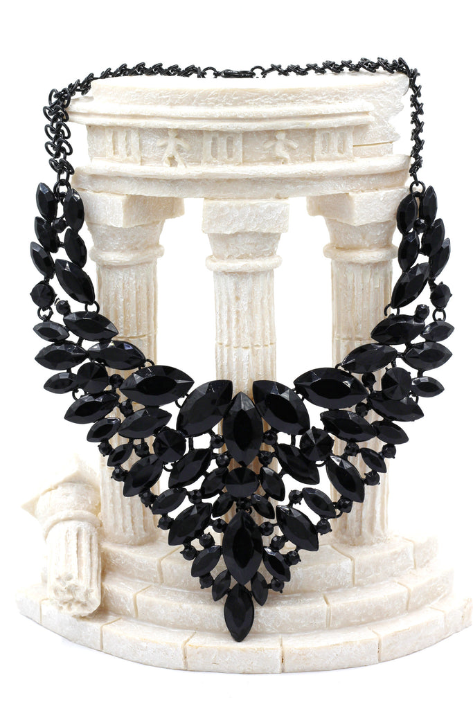 fashion colorful crystal necklace