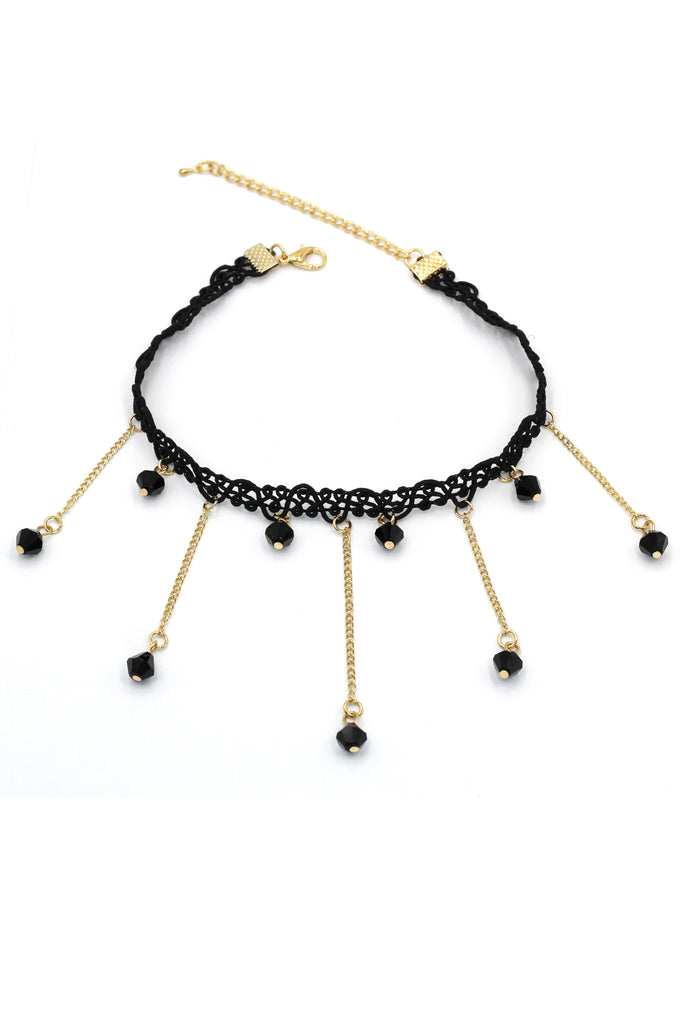 fashion weave water droplets choker