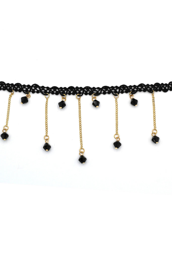 fashion weave water droplets choker