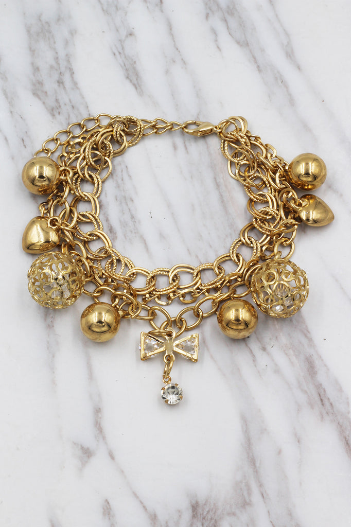 fashion bow pendant bracelet