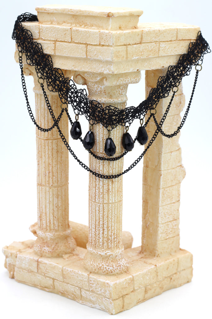 fashion lace drop pendant choker