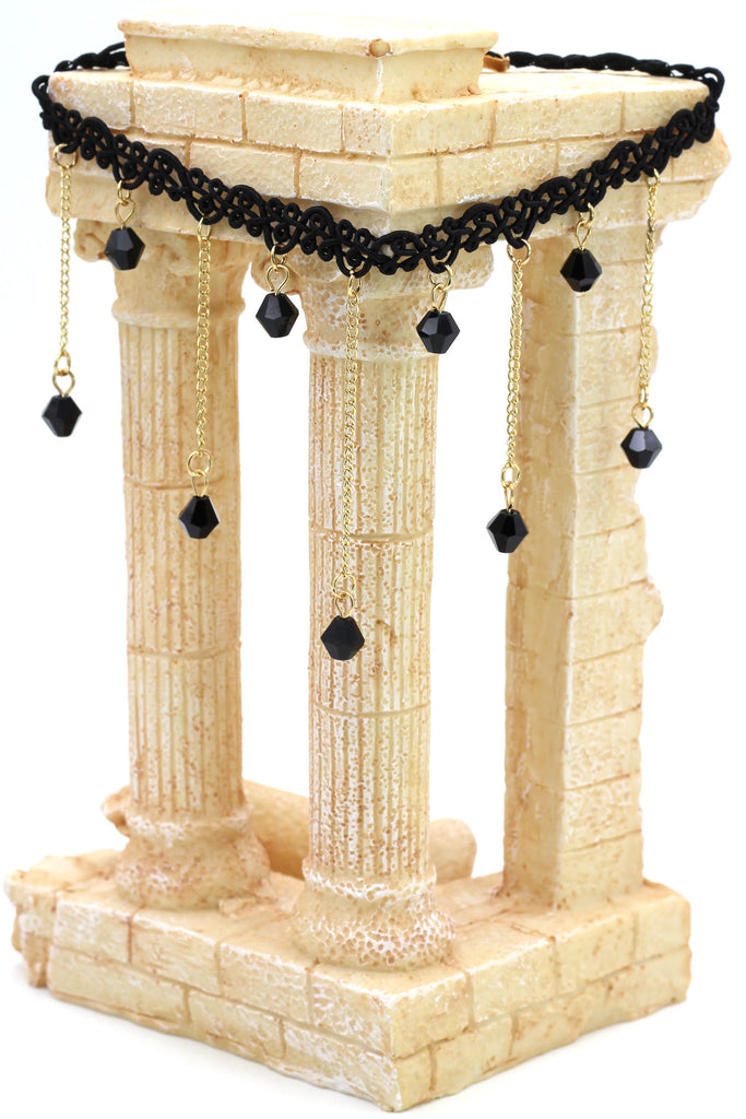 fashion weave water droplets choker