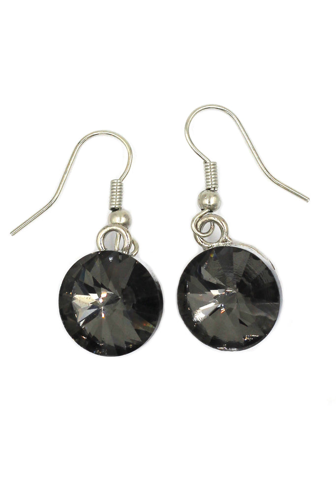 elegant full crystal necklace earrings set