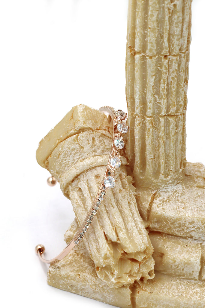 disposition wave little crystal bracelet