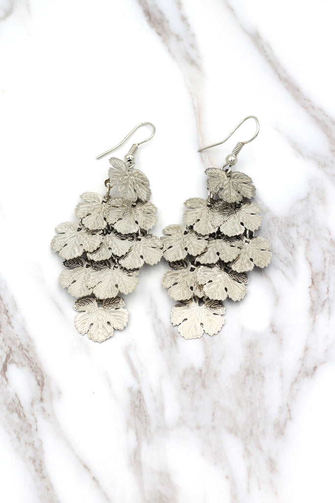 long small maple earrings