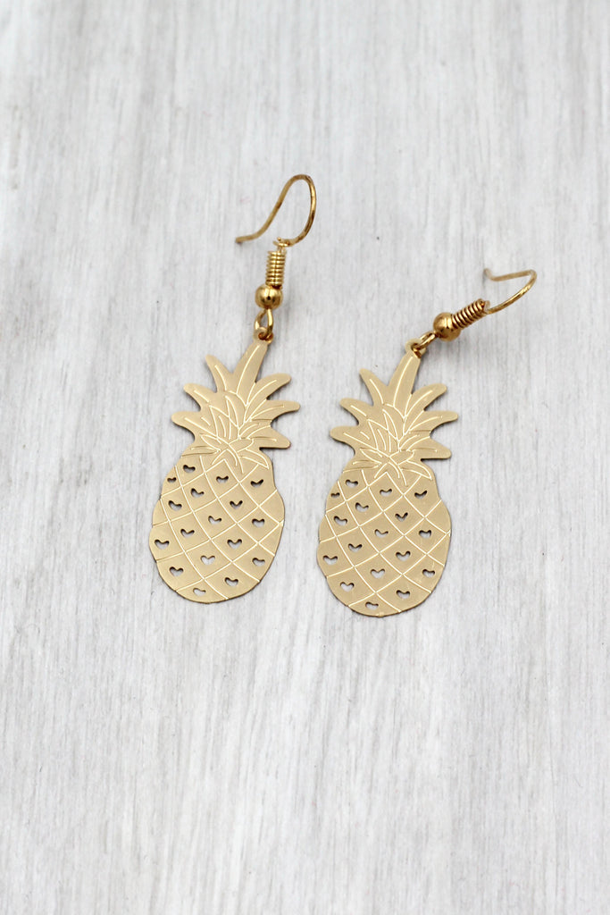 Fashion pineapple earrings set