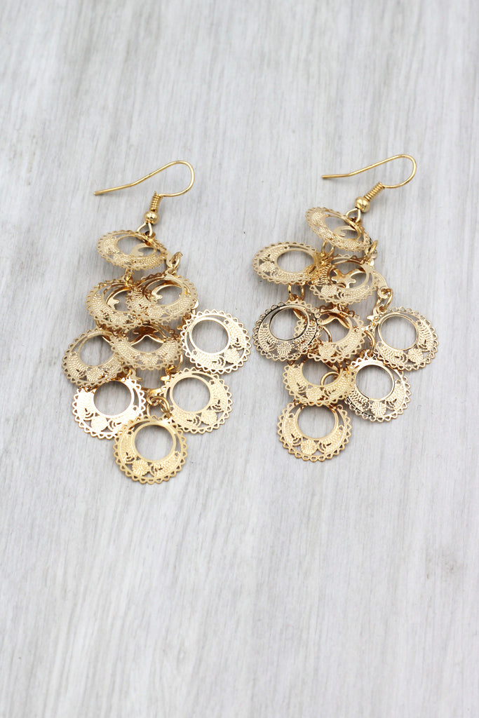 long round cutout earrings