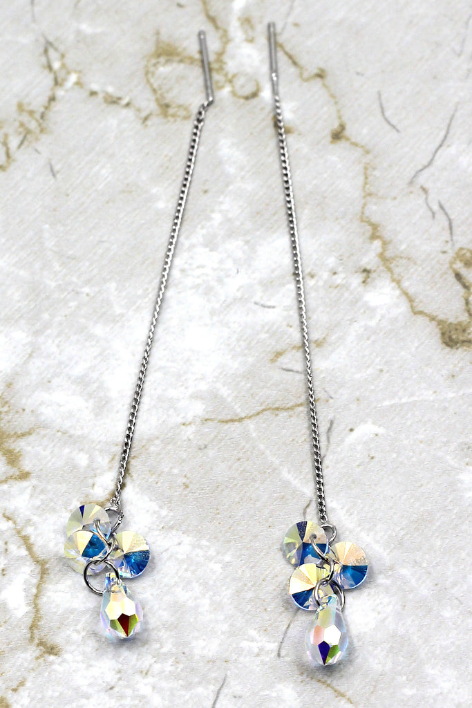 swarovski Crystal Pendant Earrings