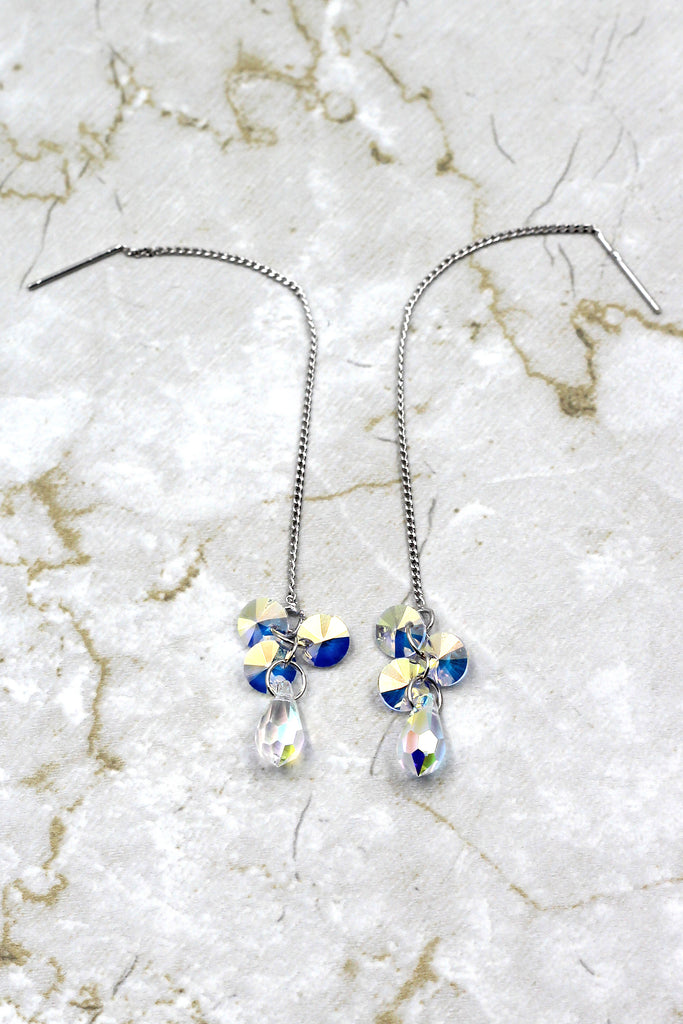 swarovski Crystal Pendant Earrings